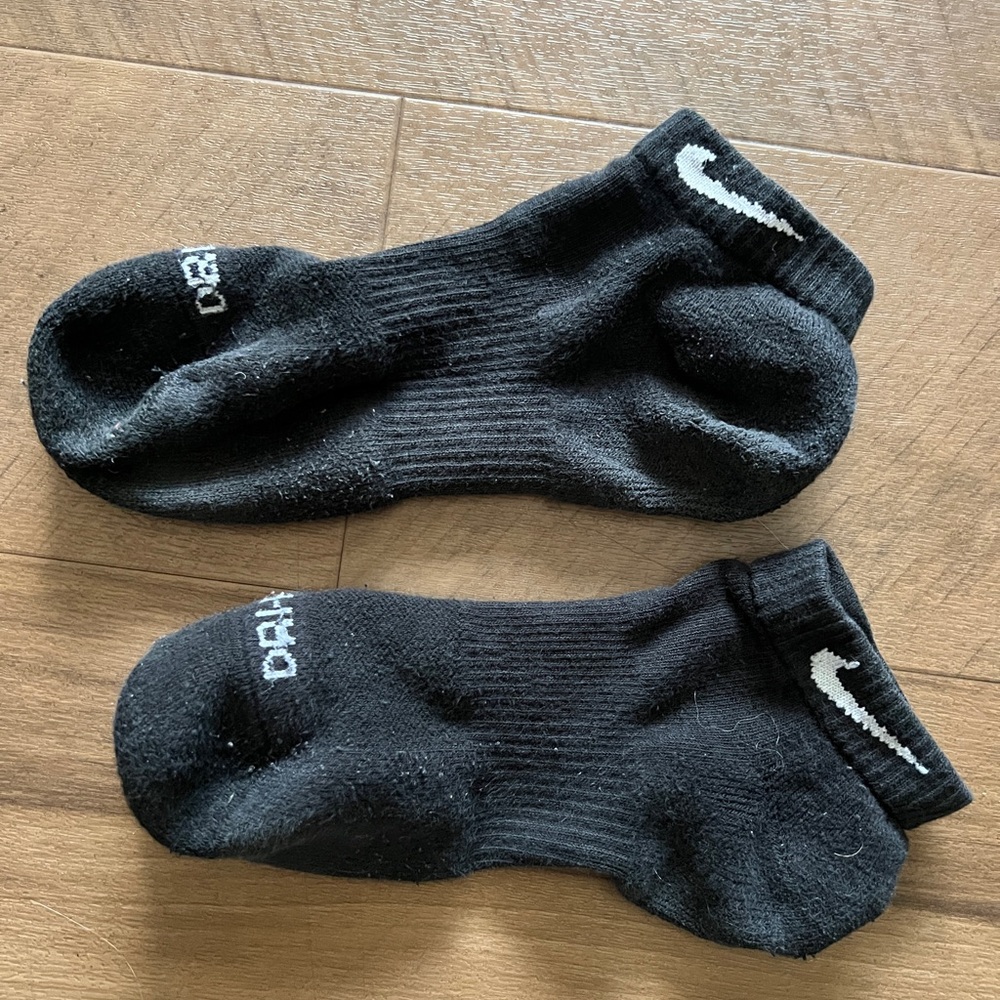 Nike Black Ankle Athletic Socks